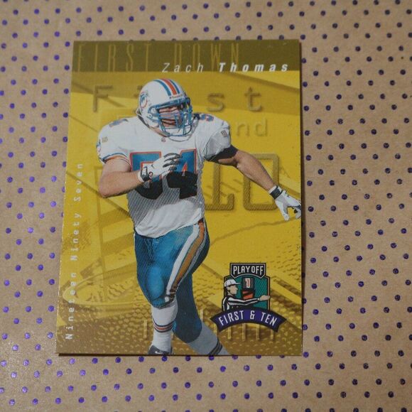 Zach Thomas #51 Football Card - Picture 1 of 2